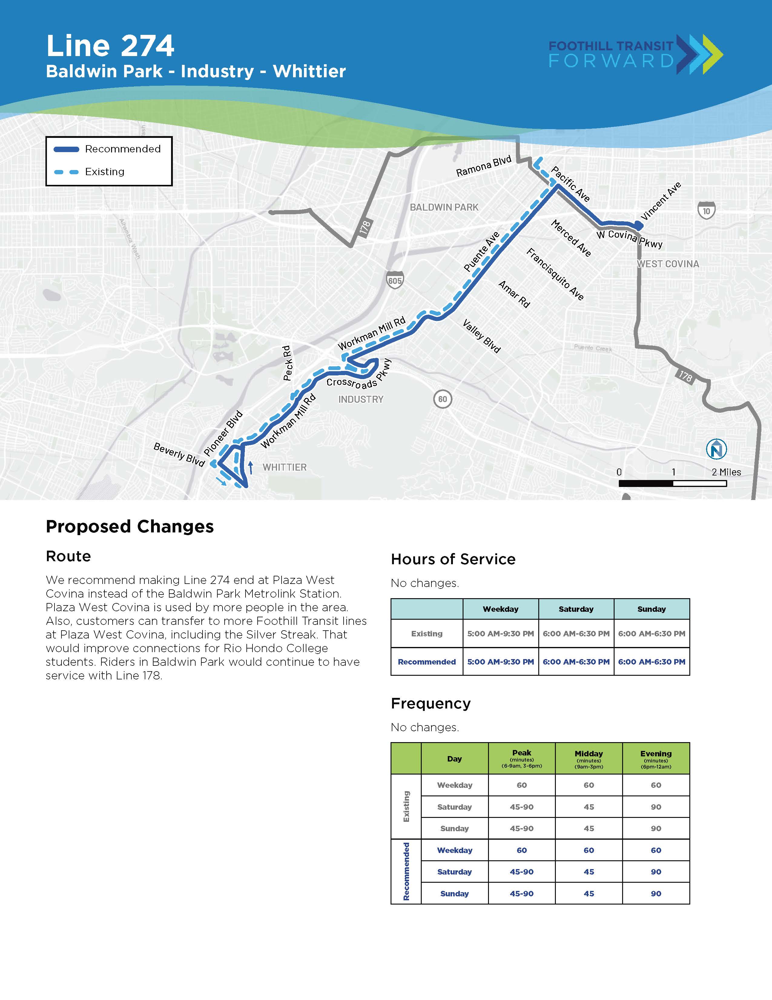 Foothill Transit Forward! Changes are happening. Foothill Transit